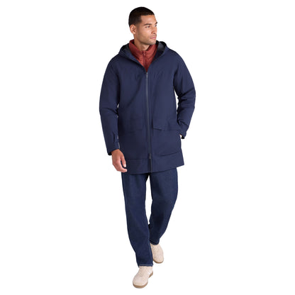 Navy - Lifestyle - Animal Mens Waterproof Adjustable Cuff Everyday Waterproof Jacket