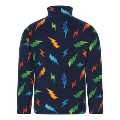 Yellow - Back - Mountain Warehouse Childrens-Kids Pursuit Fleece Half Zip Fleece