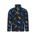 Navy - Front - Mountain Warehouse Childrens-Kids Pursuit Fleece Half Zip Fleece