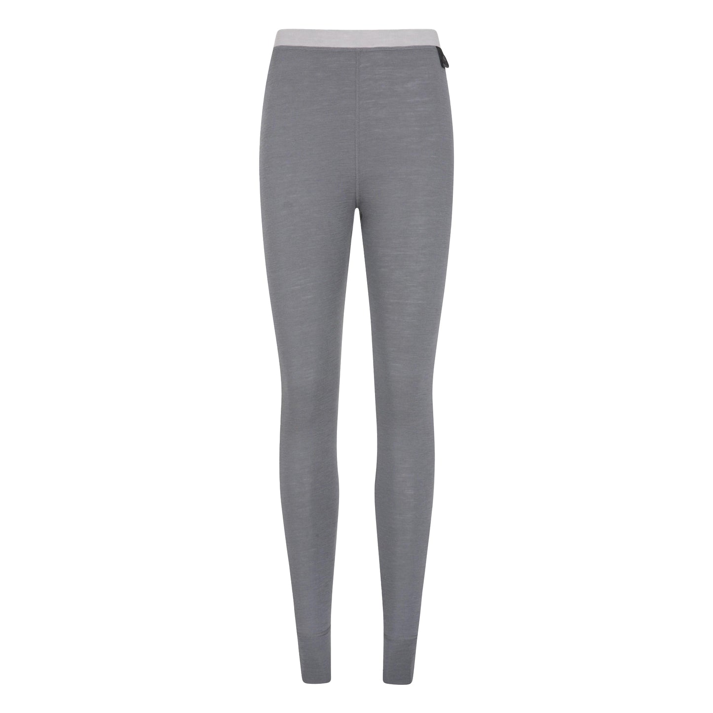 Grey - Front - Mountain Warehouse Womens-Ladies Merino Wool Base Layer Bottoms