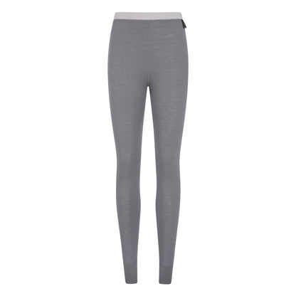 Grey - Front - Mountain Warehouse Womens-Ladies Merino Wool Base Layer Bottoms