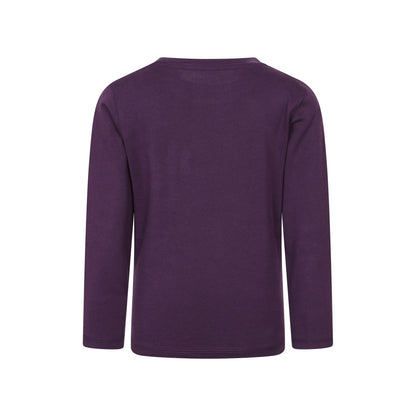 Purple Print - Back - Mountain Warehouse Childrens-Kids Mountain Breathable T-Shirt