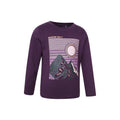 Purple Print - Lifestyle - Mountain Warehouse Childrens-Kids Mountain Breathable T-Shirt
