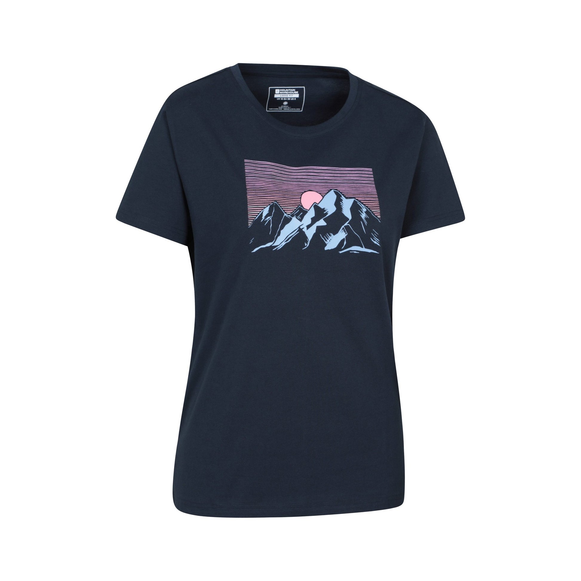 Navy - Lifestyle - Mountain Warehouse Womens-Ladies Breathable Loose Fit T-Shirt