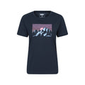 Navy - Front - Mountain Warehouse Womens-Ladies Breathable Loose Fit T-Shirt