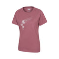 Pink - Side - Mountain Warehouse Womens-Ladies Dandelions Lightweight Relaxed Fit T-Shirt