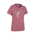 Pink - Lifestyle - Mountain Warehouse Womens-Ladies Dandelions Lightweight Relaxed Fit T-Shirt