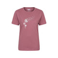 Pink - Front - Mountain Warehouse Womens-Ladies Dandelions Lightweight Relaxed Fit T-Shirt