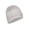Cream - Pack Shot - Mountain Warehouse Womens-Ladies Space Dye Faux Fur Lined Beanie