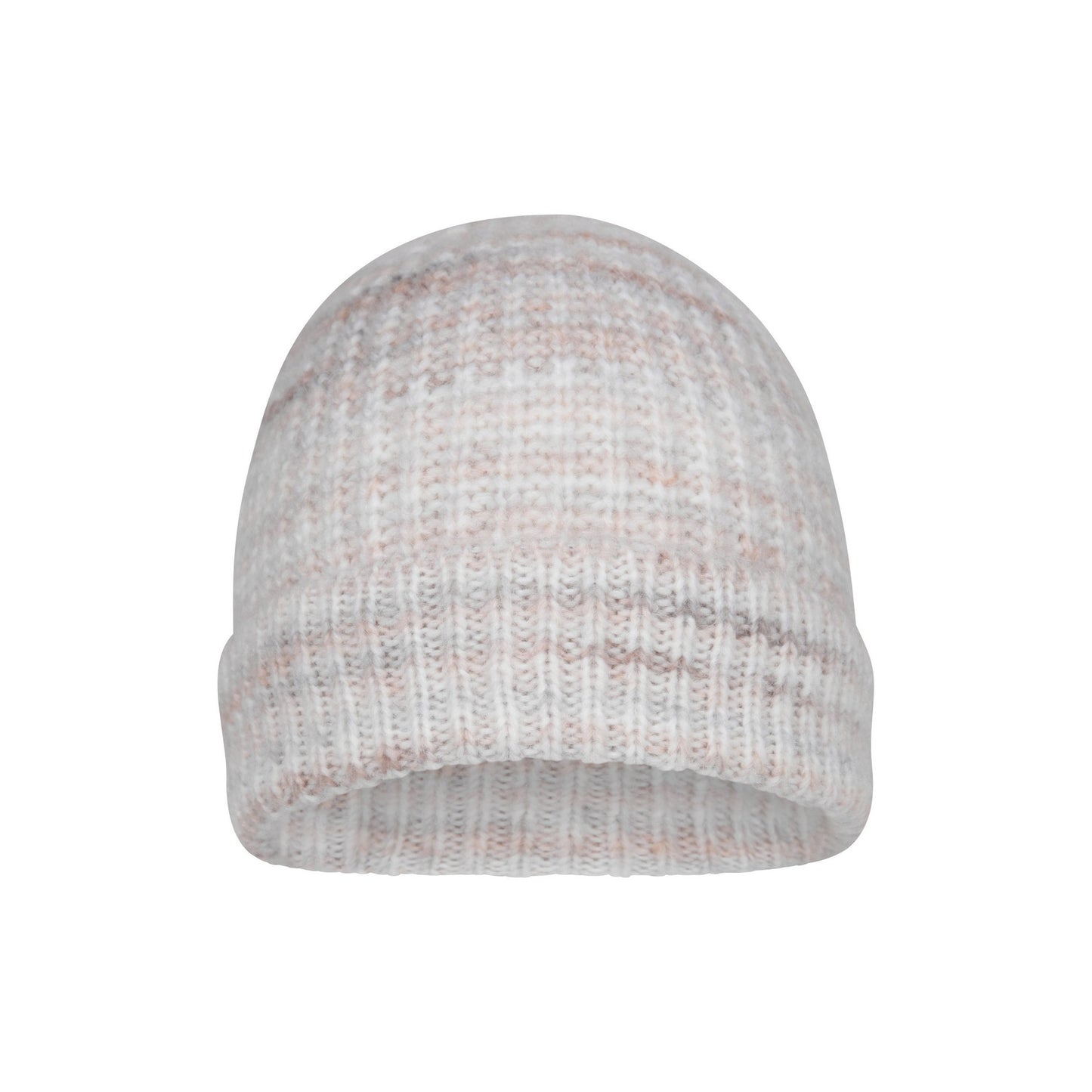 Cream - Front - Mountain Warehouse Womens-Ladies Space Dye Faux Fur Lined Beanie