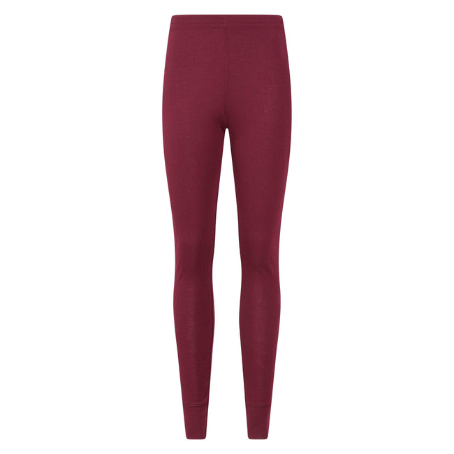 Berry - Front - Mountain Warehouse Womens-Ladies Talus Base Layer Bottoms