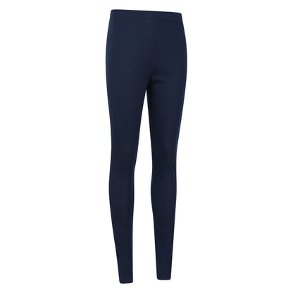 Navy - Side - Mountain Warehouse Womens-Ladies Talus Base Layer Bottoms