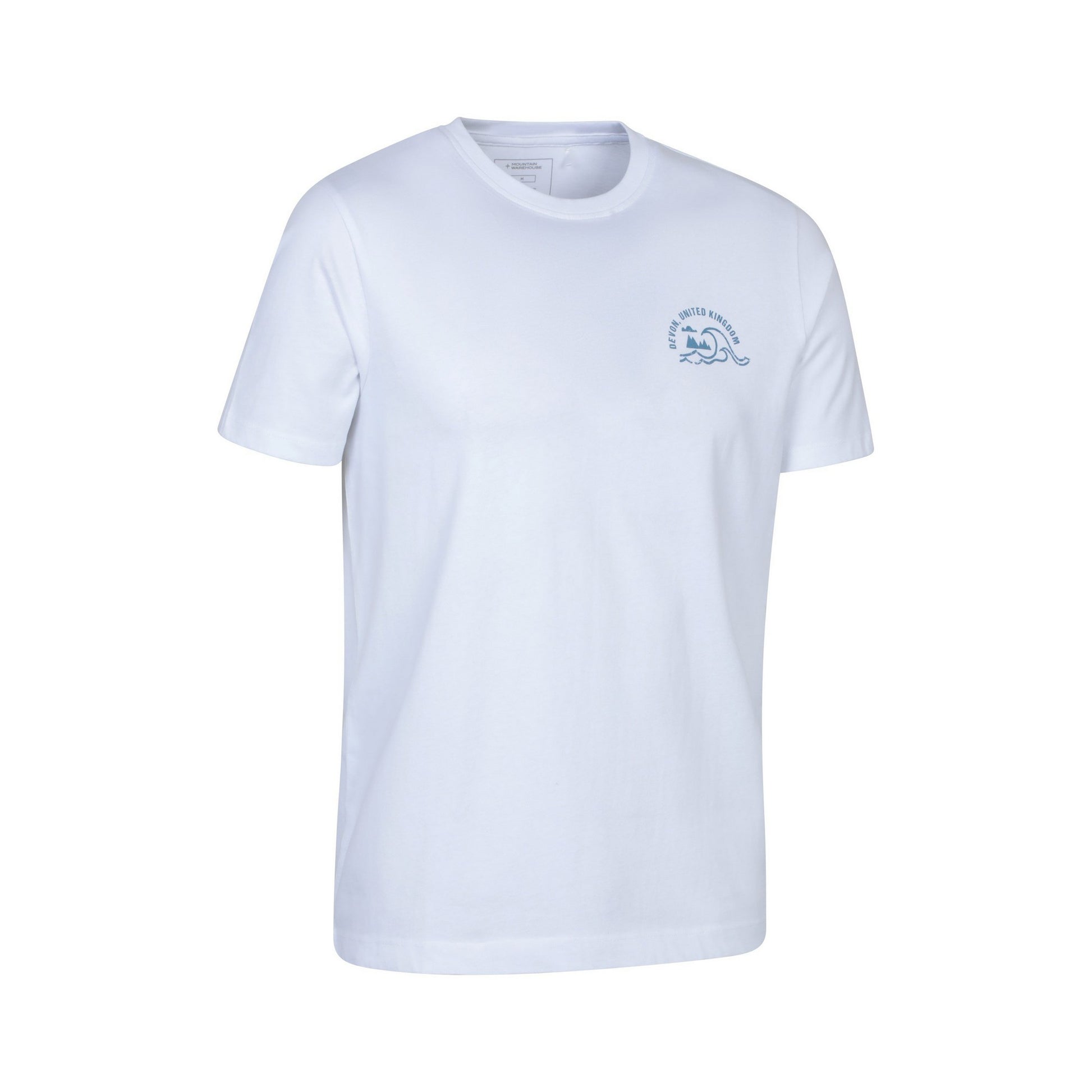 White - Lifestyle - Mountain Warehouse Mens Devon Graphic Short-Sleeved T-Shirt