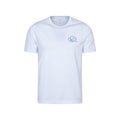 White - Front - Mountain Warehouse Mens Devon Graphic Short-Sleeved T-Shirt