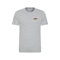 Grey - Front - Mountain Warehouse Mens Wales Graphic T-Shirt