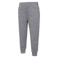 Grey - Side - Mountain Warehouse Childrens-Kids Strath Melange Supersoft Jogging Bottoms