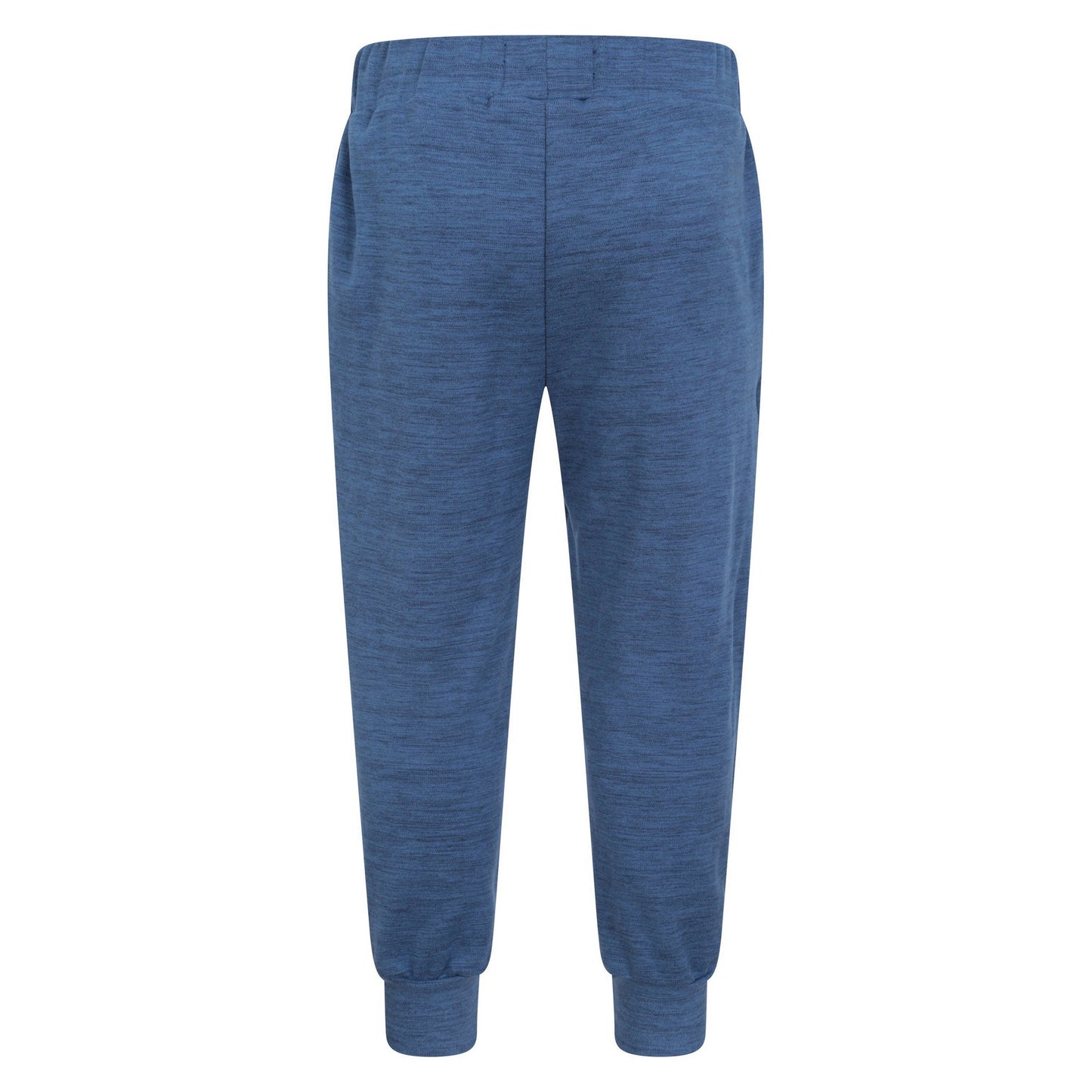 Navy - Back - Mountain Warehouse Childrens-Kids Strath Melange Supersoft Jogging Bottoms