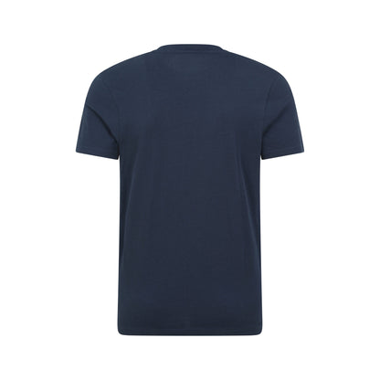 Navy - Back - Mountain Warehouse Mens Banff Graphic Short-Sleeved T-Shirt