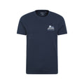 Navy - Front - Mountain Warehouse Mens Whistler Graphic Short-Sleeved T-Shirt