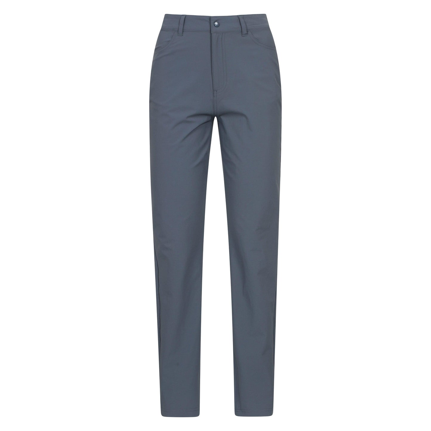 Blue - Front - Mountain Warehouse Womens-Ladies Amble Walking Trousers