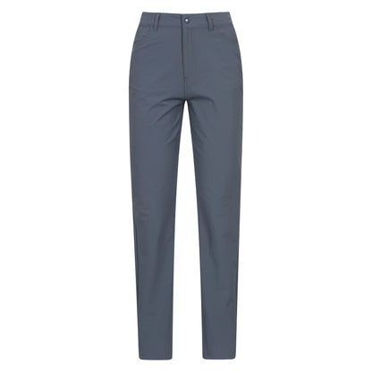 Blue - Front - Mountain Warehouse Womens-Ladies Amble Walking Trousers