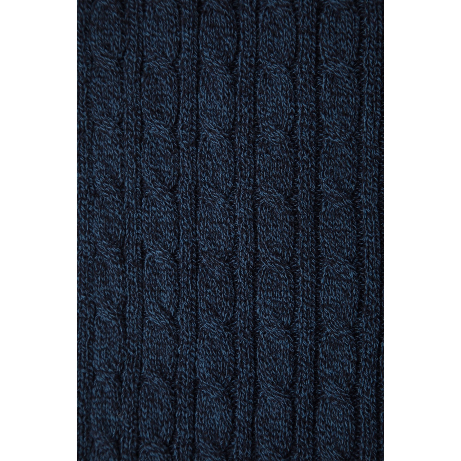 Navy - Lifestyle - Animal Drew Knitted Scarf