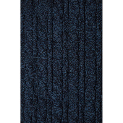 Navy - Lifestyle - Animal Drew Knitted Scarf