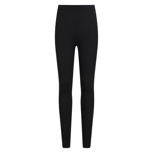 Black - Front - Mountain Warehouse Womens-Ladies Talus Base Layer Bottoms