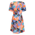 Coral - Back - Mountain Warehouse Womens-Ladies Sahara Printed Wrap Midi Dress