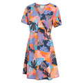 Coral - Lifestyle - Mountain Warehouse Womens-Ladies Sahara Printed Wrap Midi Dress