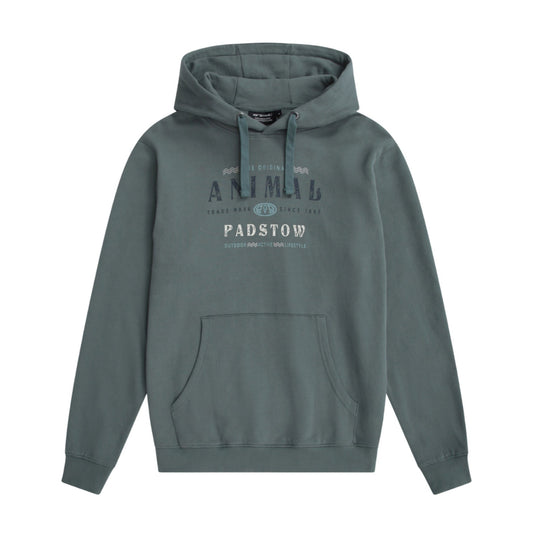 Green - Front - Animal Mens River Padstow Hoodie