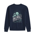 Navy - Back - Animal Mens Jonah Padstow Sweatshirt