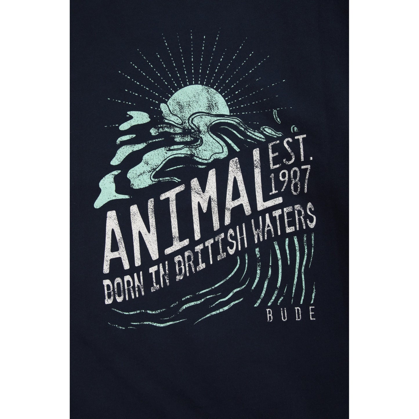 Navy - Pack Shot - Animal Mens Jonah Bude Sweatshirt