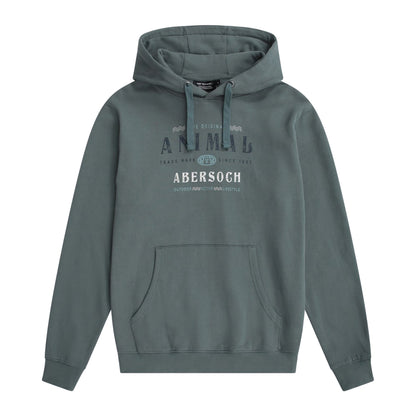 Green - Front - Animal Mens River Abersoch Hoodie