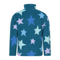 Turquoise - Back - Mountain Warehouse Childrens-Kids Endeavour Star Microfleece Half Zip Fleece