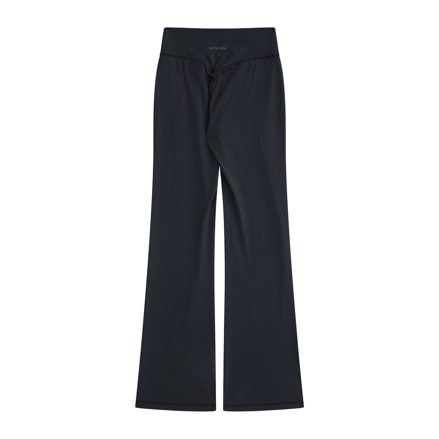 Black - Back - Animal Womens-Ladies Flared Leggings