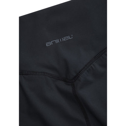 Black - Lifestyle - Animal Womens-Ladies Flared Leggings