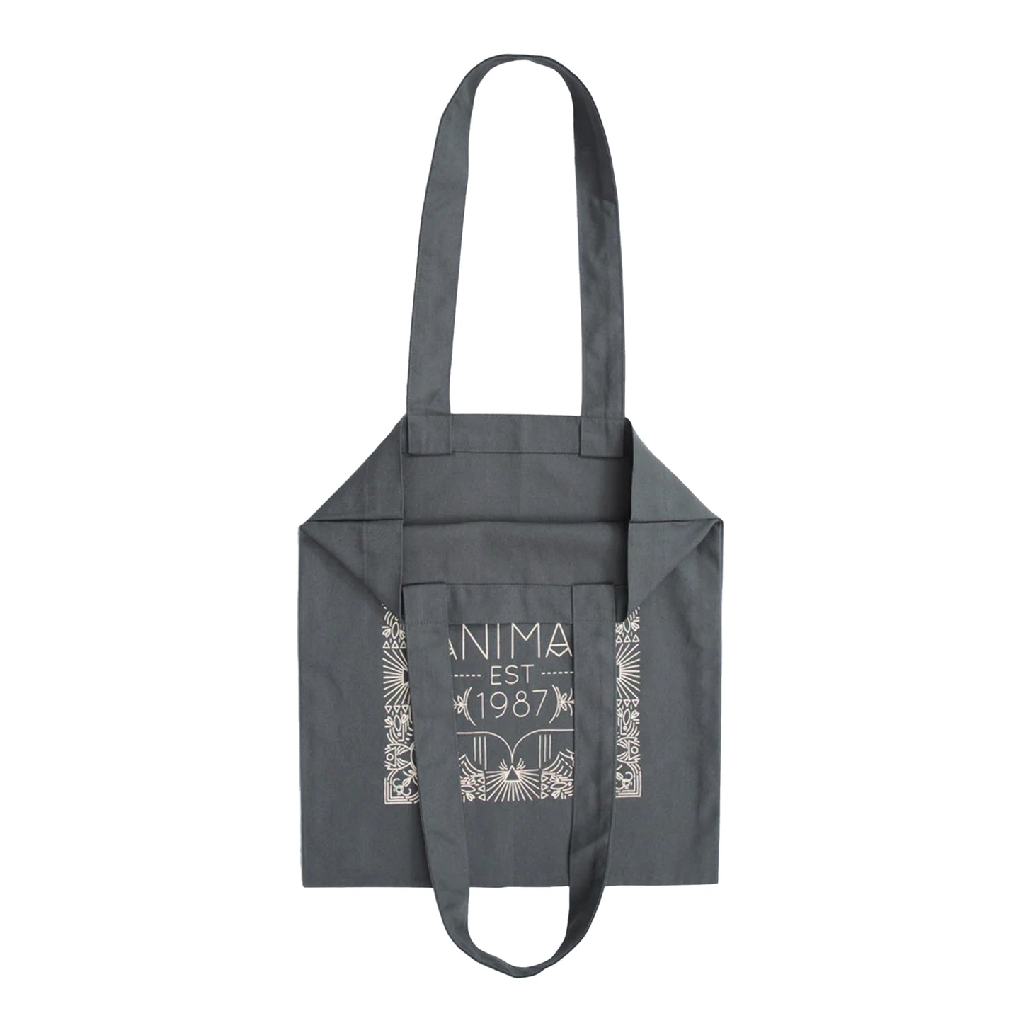 Khaki Green - Side - Animal Established Tote Bag