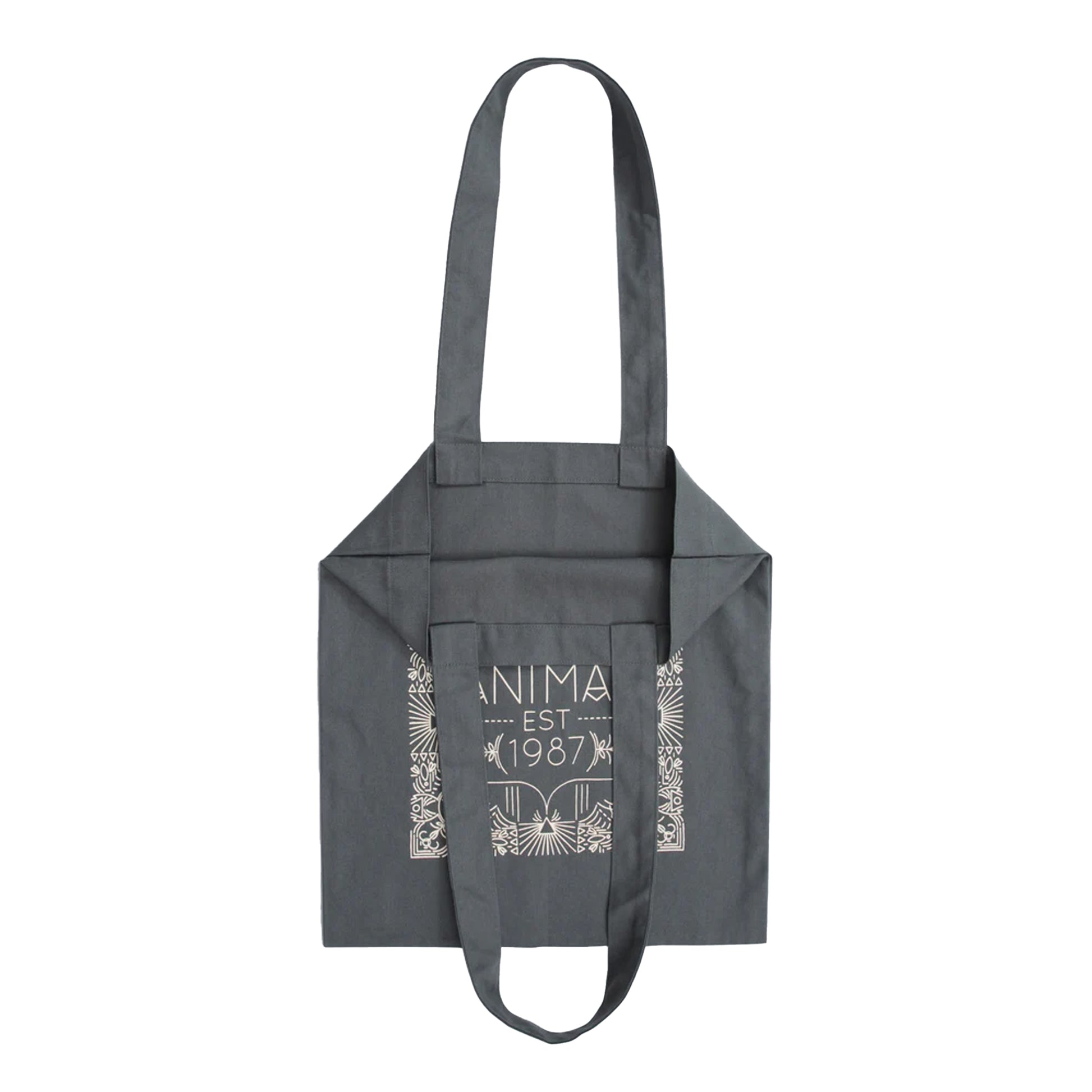 Khaki Green - Side - Animal Established Tote Bag
