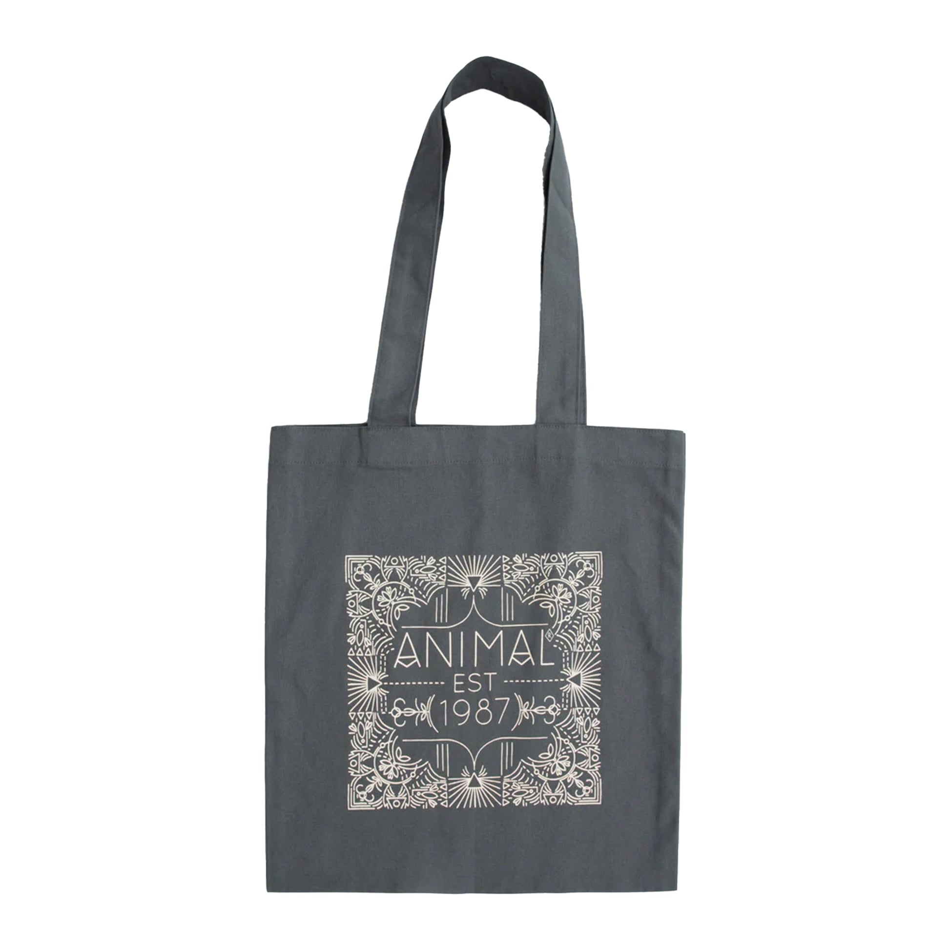 Khaki Green - Front - Animal Established Tote Bag