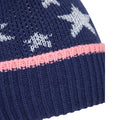 Navy - Lifestyle - Mountain Warehouse Childrens-Kids Star Fleece Lined Beanie
