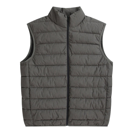 Khaki - Front - Animal Mens Light Cosi Marl Gilet