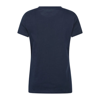 Navy - Back - Mountain Warehouse Womens-Ladies Peak District Mountain Scene T-Shirt