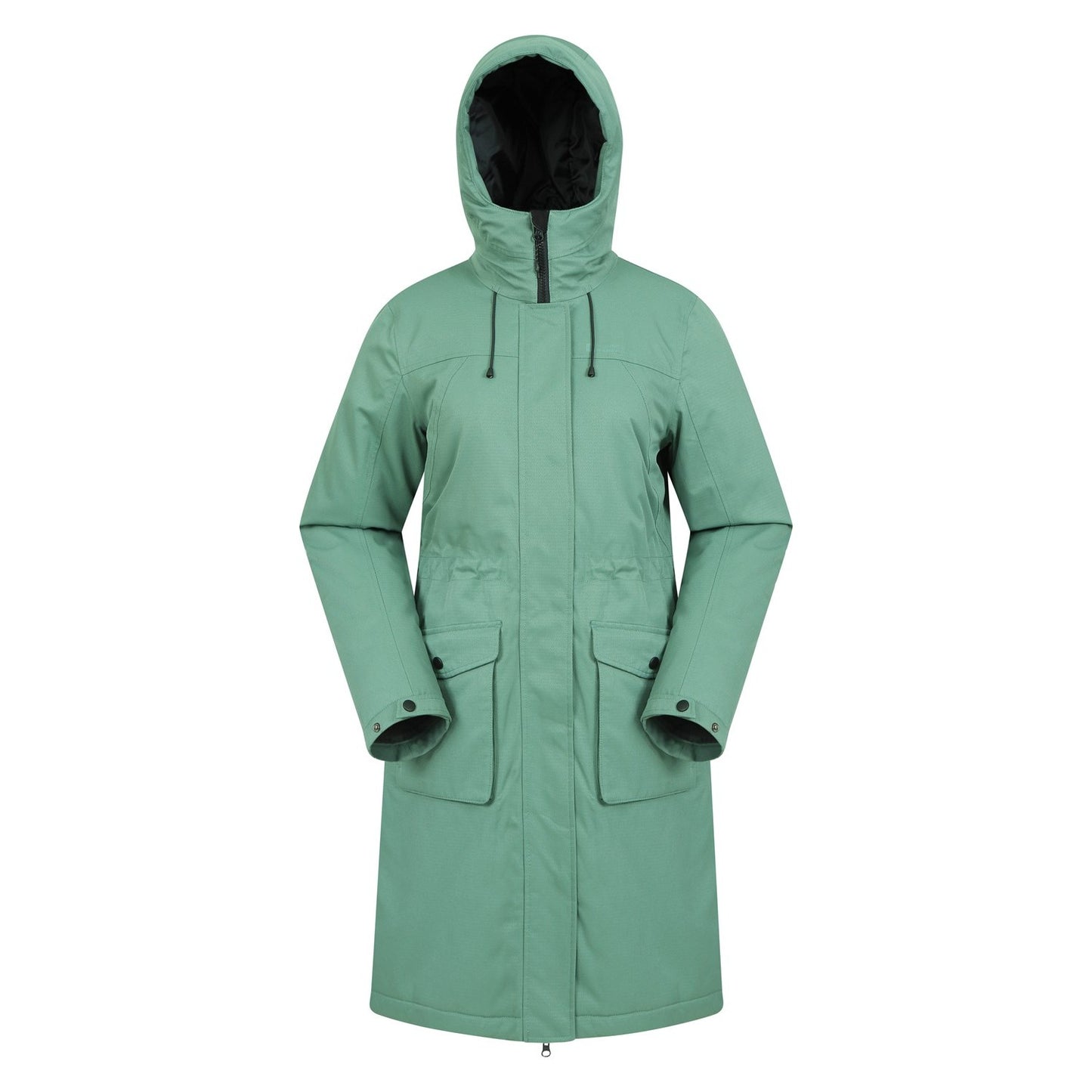 Green - Front - Mountain Warehouse Womens-Ladies Lake Waterproof Padded Jacket
