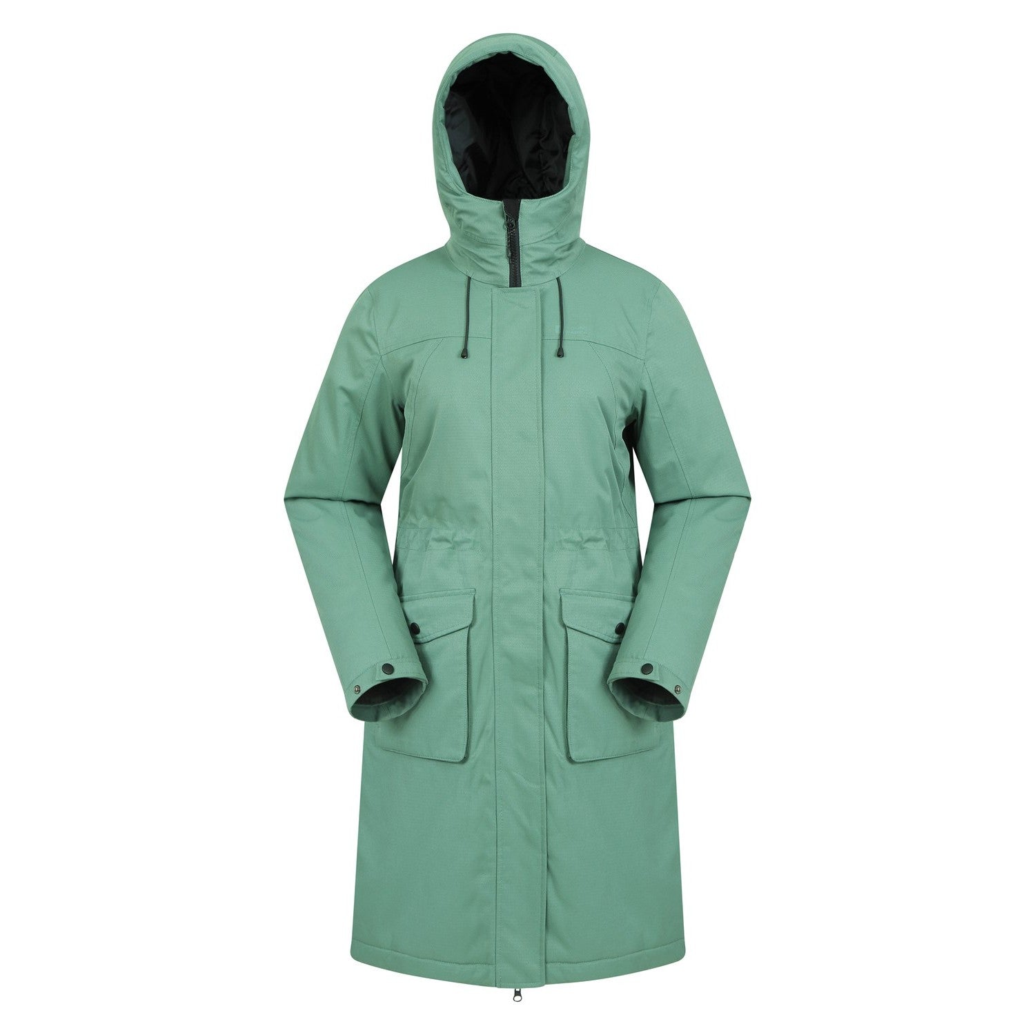 Green - Front - Mountain Warehouse Womens-Ladies Lake Waterproof Padded Jacket