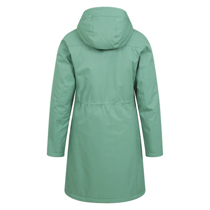 Green - Back - Mountain Warehouse Womens-Ladies Lake Waterproof Padded Jacket