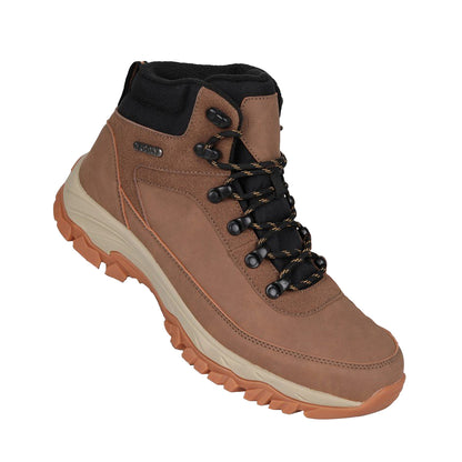 Tan - Front - Mountain Warehouse Mens Ravine Leather Waterproof Casual Boots