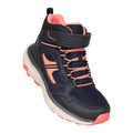 Navy - Front - Mountain Warehouse Childrens-Kids Wander Waterproof Walking Boots