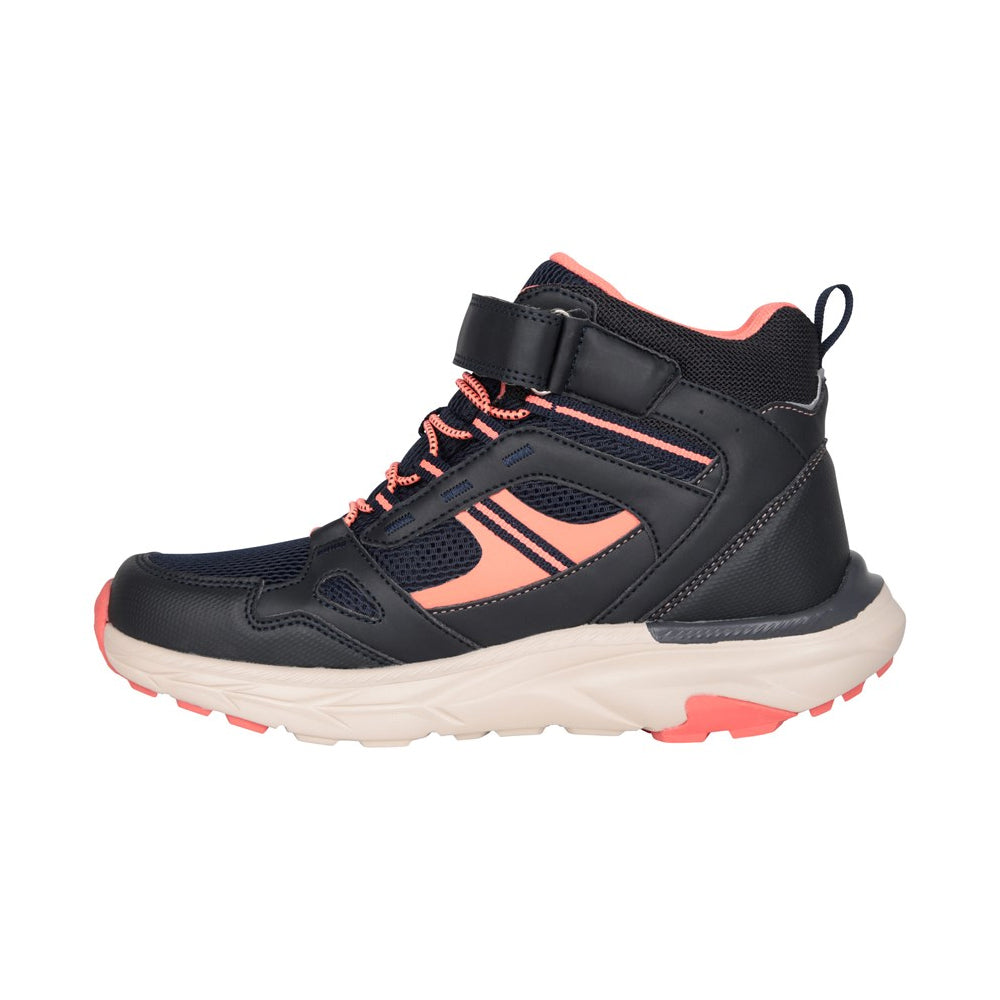 Navy - Side - Mountain Warehouse Childrens-Kids Wander Waterproof Walking Boots