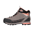 Grey - Side - Mountain Warehouse Womens-Ladies Peak Suede Waterproof Hiking Boots